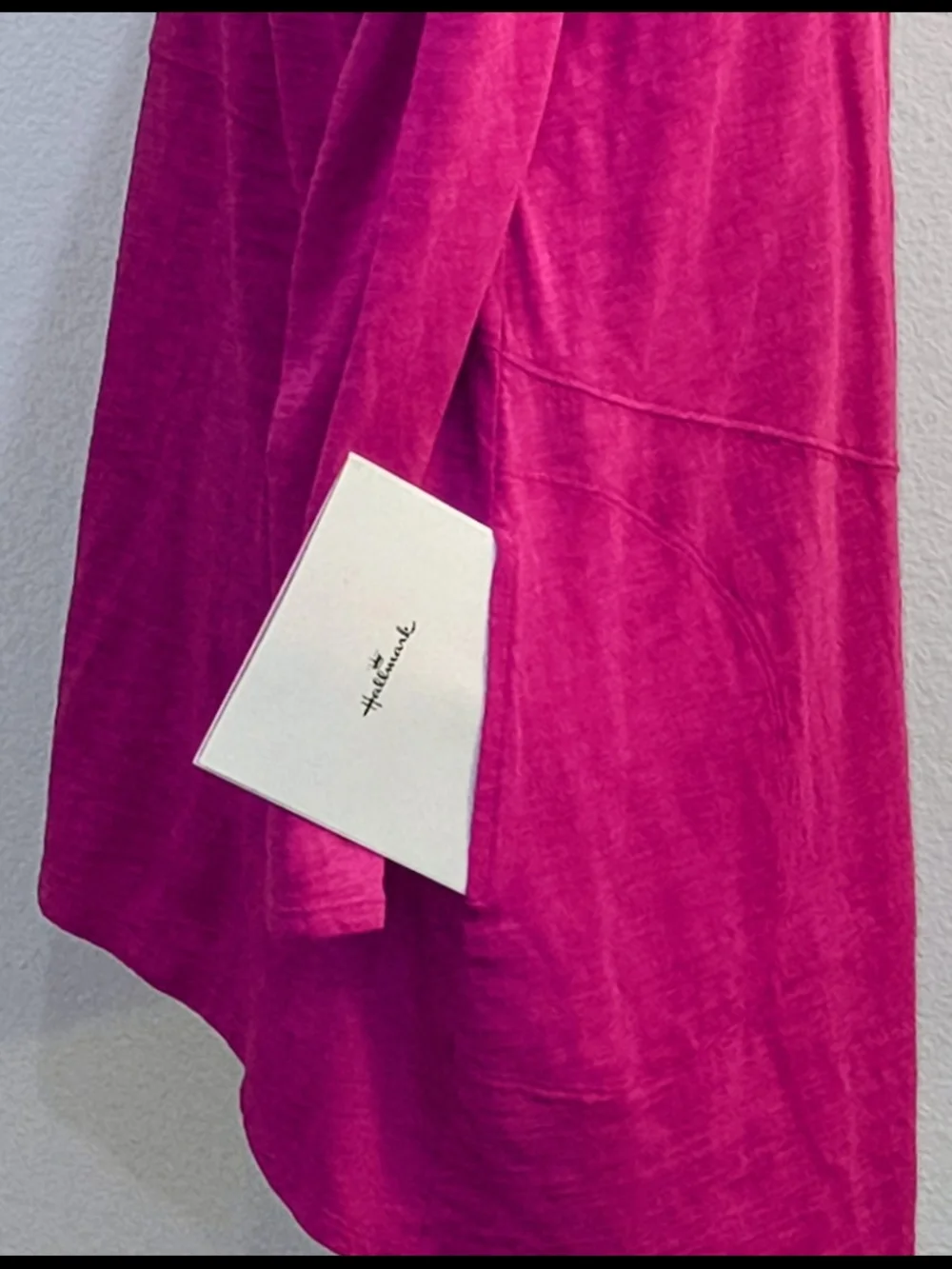 Chico's Bright Hot Pink Open-Front Lightweight Knit Cardigan Size M - Picture 4 of 4
